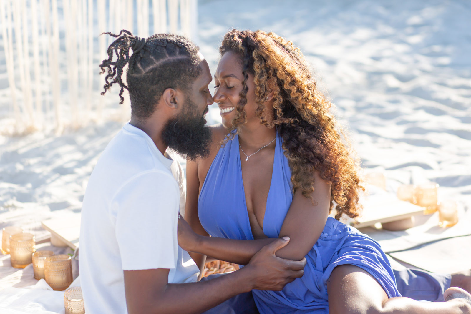 Beach Engagement Photos (With A Picnic!) — Orlando, Florida and ...