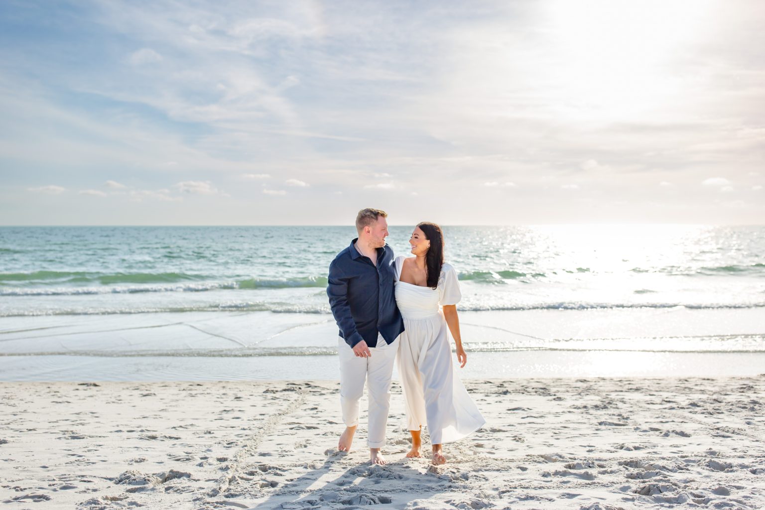 Florida Engagement Photos At The Beach: Sunset & Champagne — Orlando ...