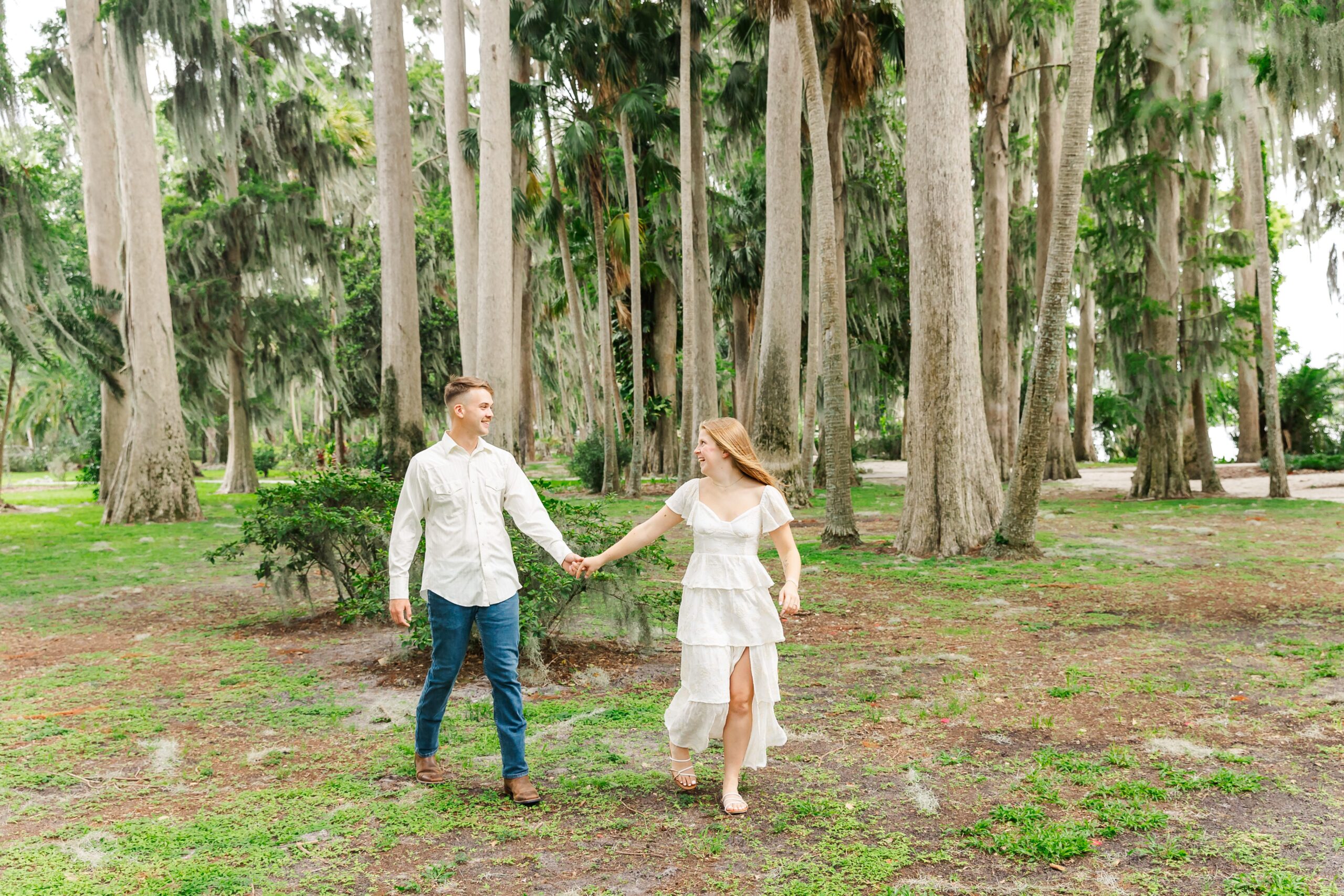 Engagement Photos at Kraft Azalea Garden in Orlando, Florida
