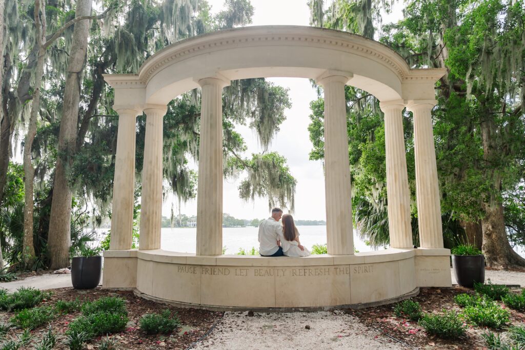 Engagement Photos at Kraft Azalea Garden in Orlando, Florida