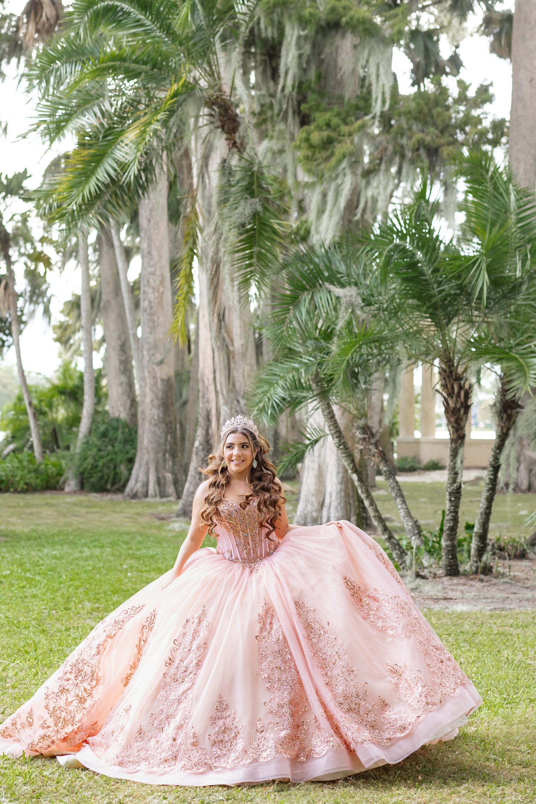 Quinceañera in Orlando at Kraft Azalea Gardens